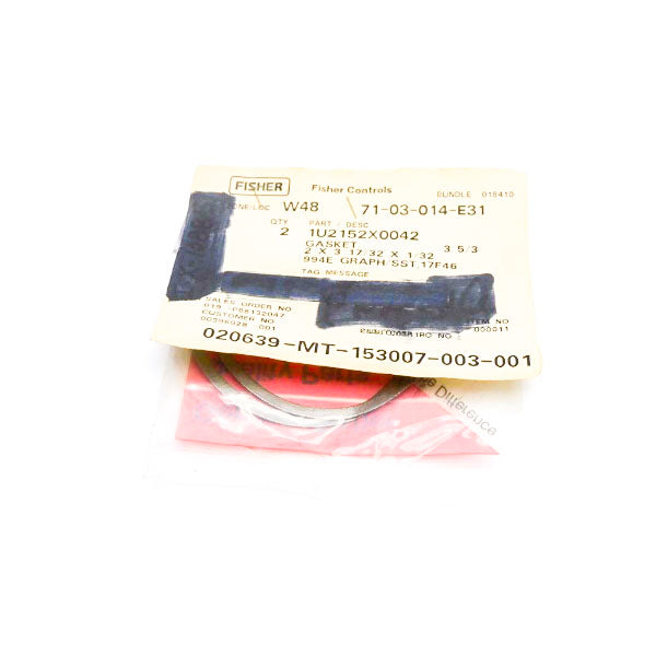 FISHER CONTROLS 1U2152X0042 (PKG OF 2) NSMP