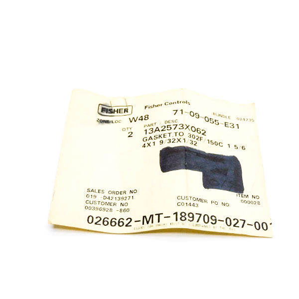 FISHER CONTROLS 13A2573X062 (PKG OF 2) NSMP