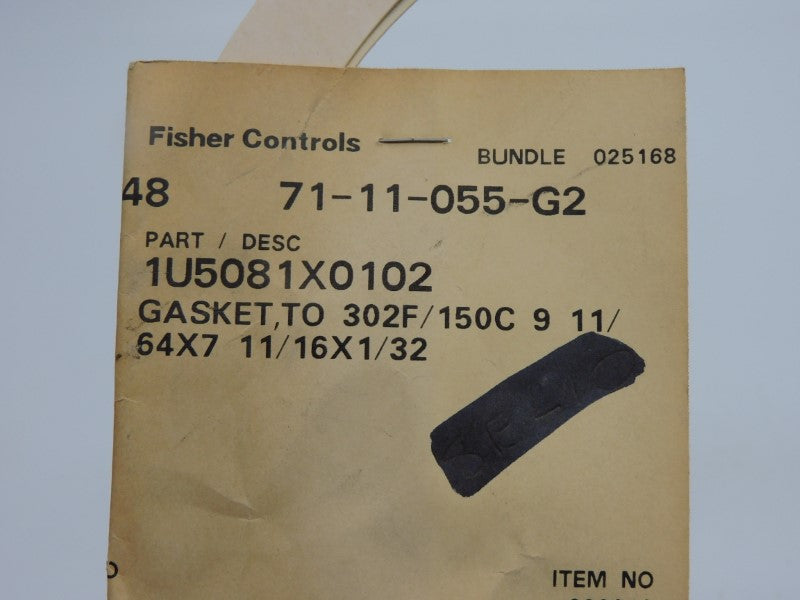 FISHER CONTROLS 1U5081X0102 (PKG OF 2) NSNP