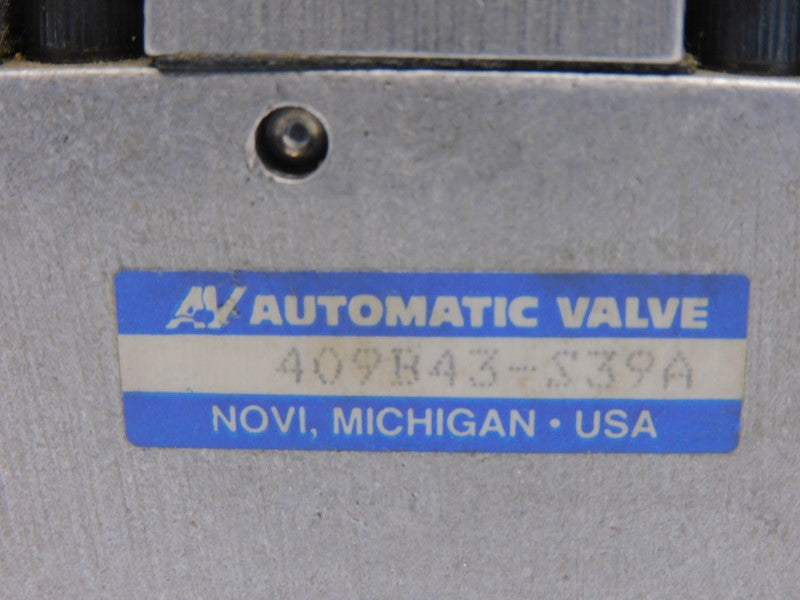 AUTOMATIC VALVE 409B43-S39A NSNP