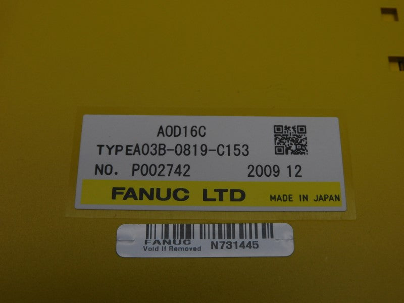 FANUC A03B-0819-C153 AOD16C 12/24VDC 0.5A NSMP