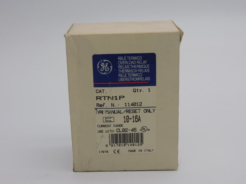 GENERAL ELECTRIC RTN1P 690V 10-16A NSMP