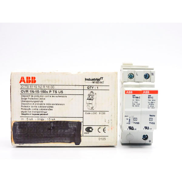 ABB 2CTB811952R1600 OVR1N-15-150SPTSUS 150V 15-150S NSMP