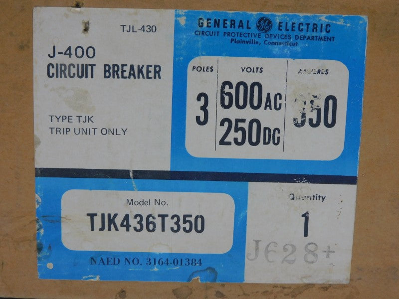 GENERAL ELECTRIC TJK436T350 600VAC 350A NSFS