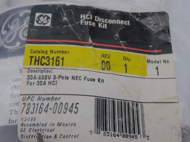 GENERAL ELECTRIC THC3161 600V 30A NSMP