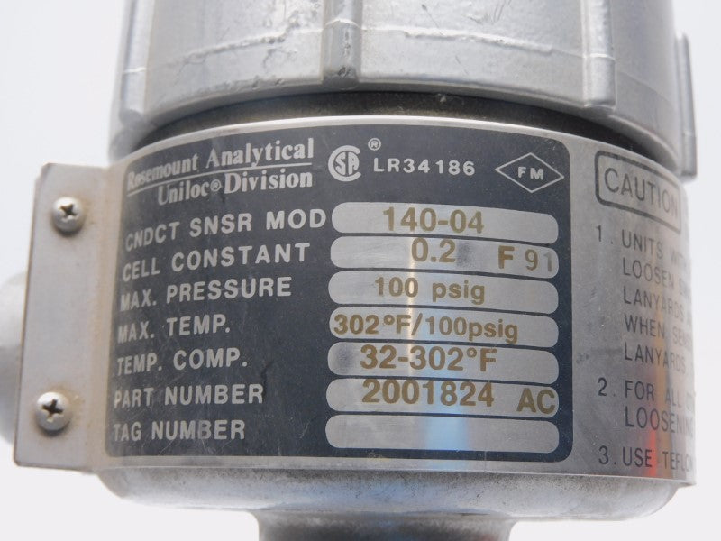 ROSEMOUNT 2001824AC 140-04 100PSI NSNP
