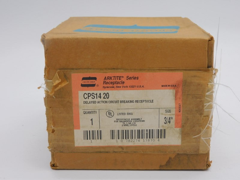 CROUSE HINDS CPS1420 3/4" NSFS