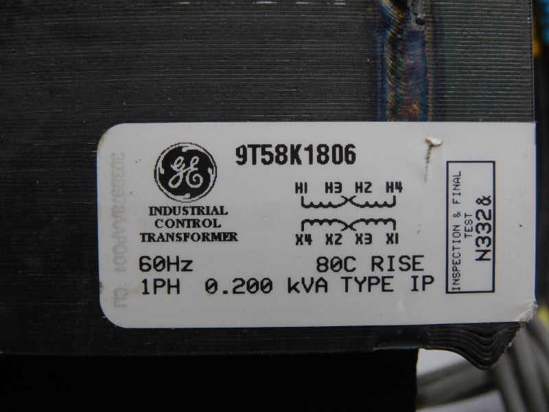 GENERAL ELECTRIC 9T58K1806 240/480V (AS PICTURED) NSMP