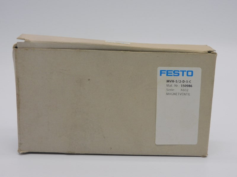 FESTO MVH-5/2-D-1-C 150986 20.4-26.4VDC 28-145PSI NSMP