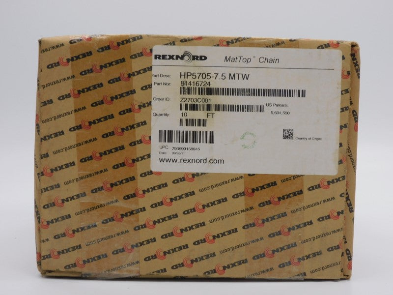 REXNORD HP5705-7.5MTW 81416724 10' NSFS