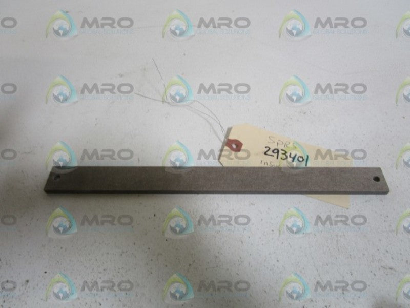 INSULATOR RESISTOR SUPPORT BAR 1" W x 12" L x 1/4" SPRS293401  NSNP
