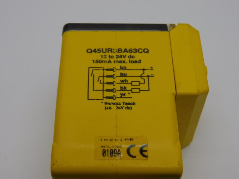 BANNER ENGINEERING Q45UR3BA63CQ 12-24VDC NSNP
