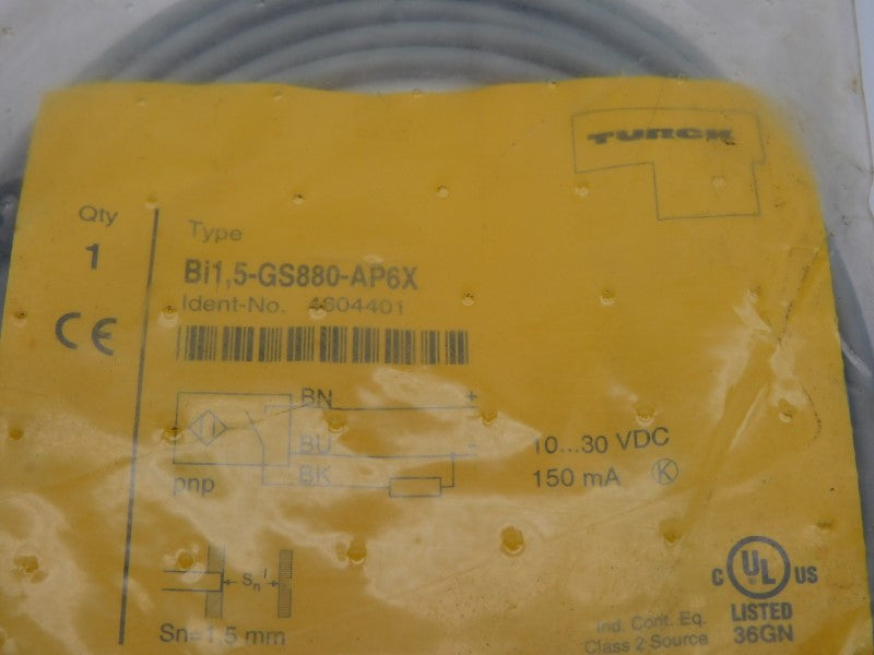 TURCK BI1.5-GS880-AP6X 4604401 10-30VDC NSMP