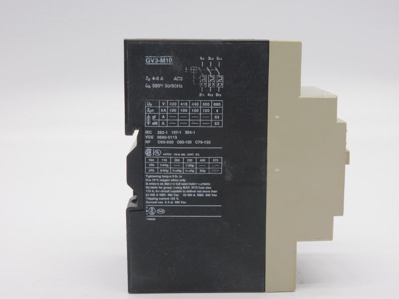 TELEMECANIQUE GV3-M10 690V 4-6A UNMP