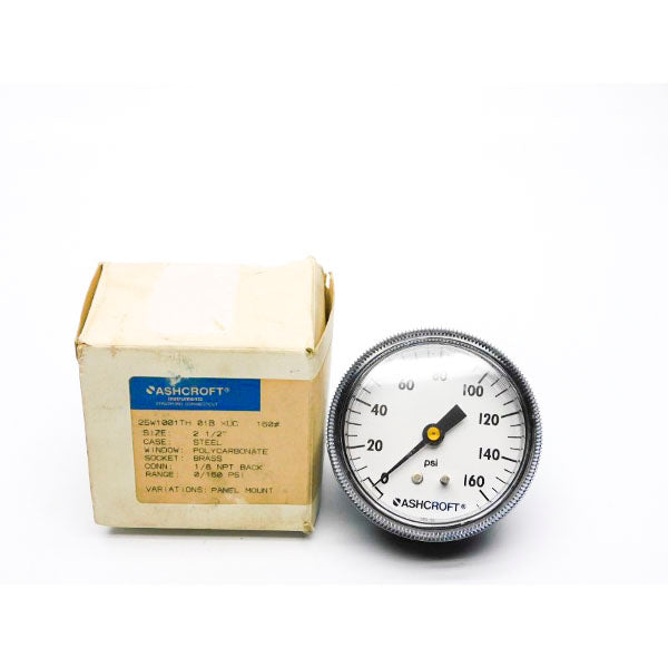 ASHCROFT 25W1001TH01BXUC-160# 0/160PSI NSMP