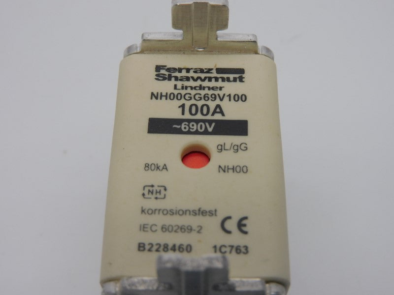 FERRAZ SHAWMUT NH00GG69V100 690V 100A NSNP