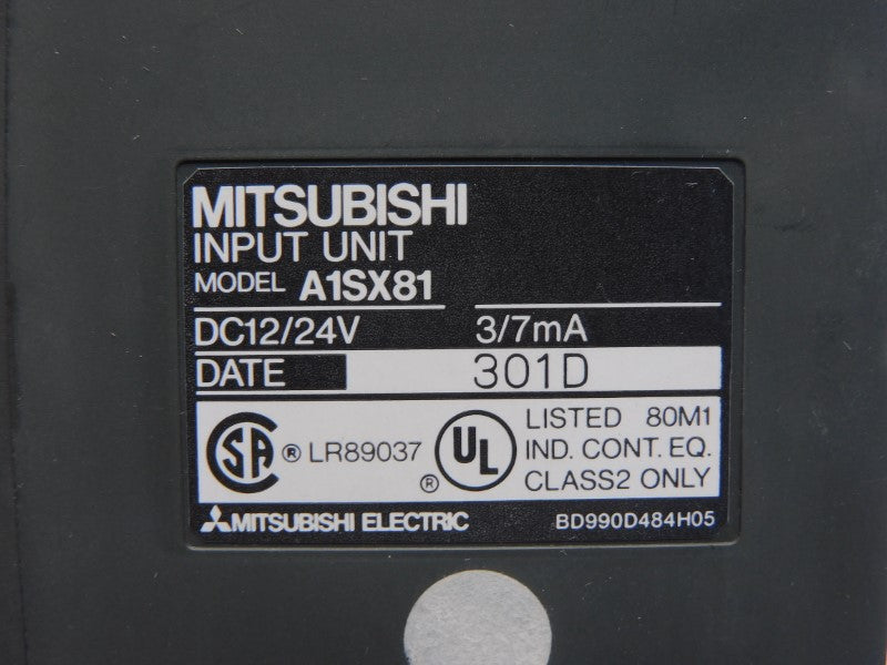 MITSUBISHI A1SX81 12/24VDC (NO COVER) NSNP
