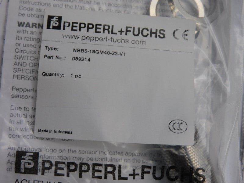 PEPPERL+FUCHS NBB5-18GM40-Z3-V1 89214 5-60VDC NSMP