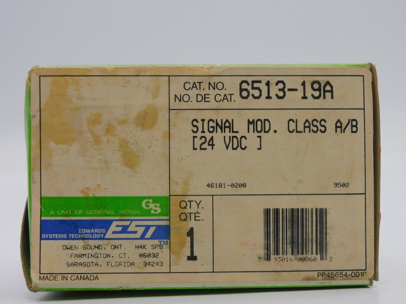 GENERAL SIGNAL 6513-19A 24VDC NSMP
