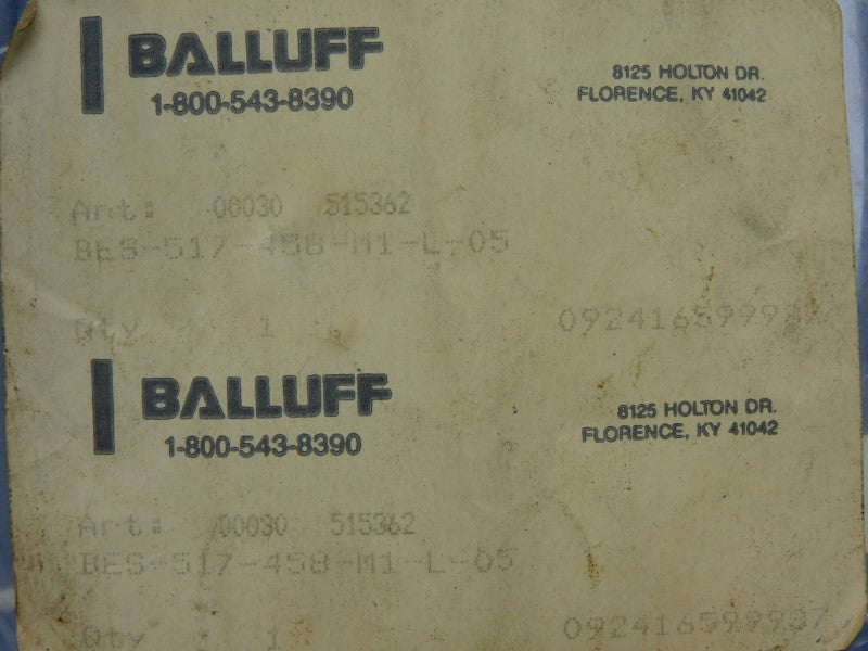 BALLUFF BES-517-458-M1-L-05 90-250VAC NSMP