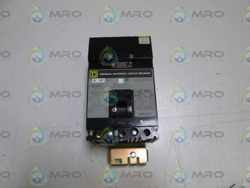 SQUARE D CIRCUIT BREAKER FA934040 NSMP