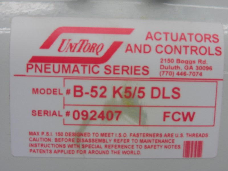 UNITORQ B-5 150PSI NSMP