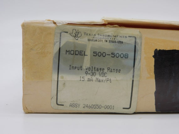 TEXAS INSTRUMENTS 500-5008 9-30VDC NSMP