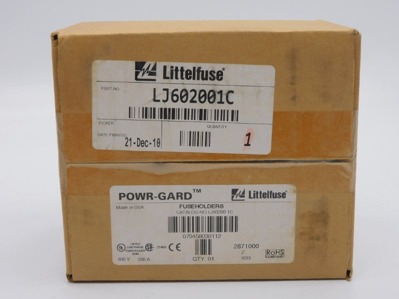 FUSE HOLDER LJ602001C 600V 200A NSFS