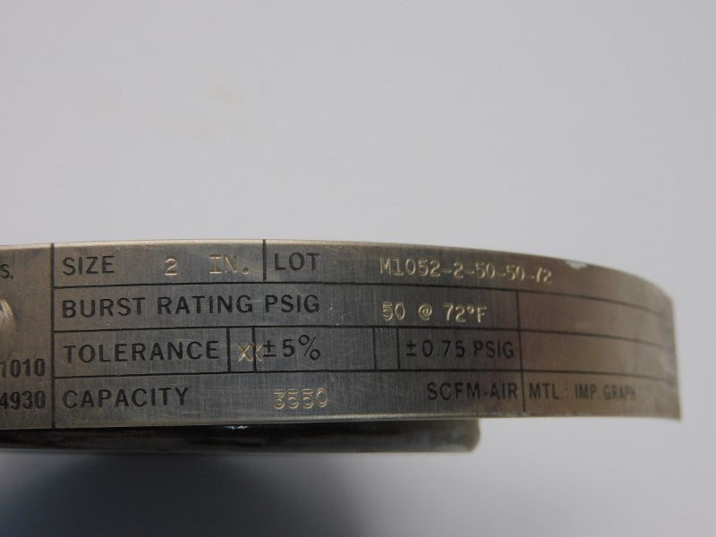 ZOOK M1052-2-50-50-72 50PSI 2" NSNP