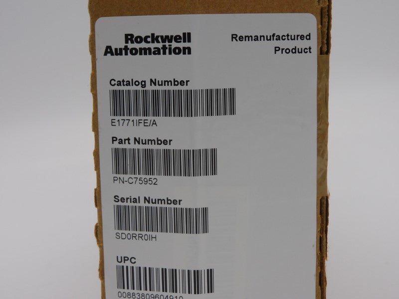 ALLEN BRADLEY 1771-IFE SER. A F/W M 5VDC REMAN