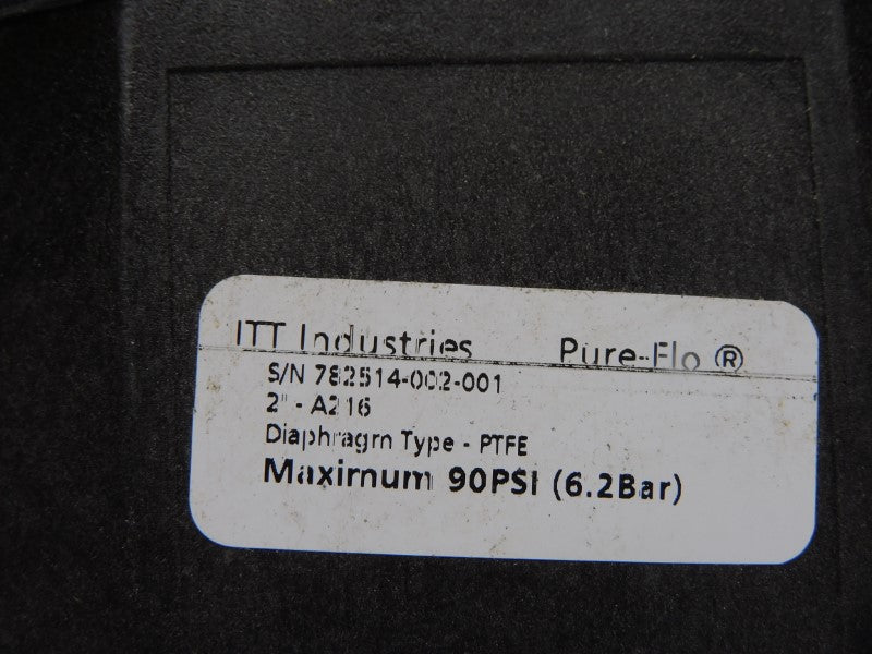 ITT 2-F-419-8-0-4-TM17-36-M7-A216-SP3Z-SQDB 90PSI 2" NSNP