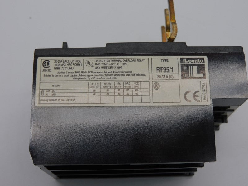 LOVATO RF95/1 600V 20-33A NSNP
