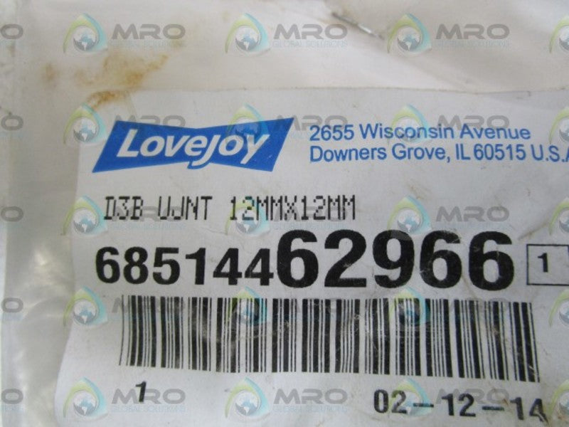 LOVEJOY D3B UJNT 12MMX12MM NSMP