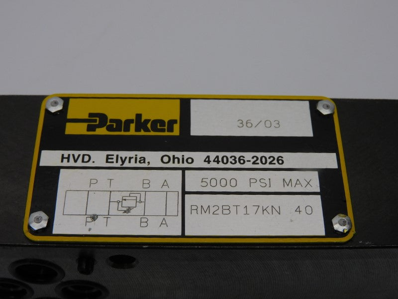 PARKER RM2BT17KN 5000PSI NSMP