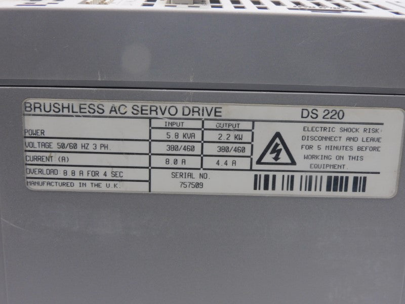 PARKER DS220 380/460V 8.0A UNMP