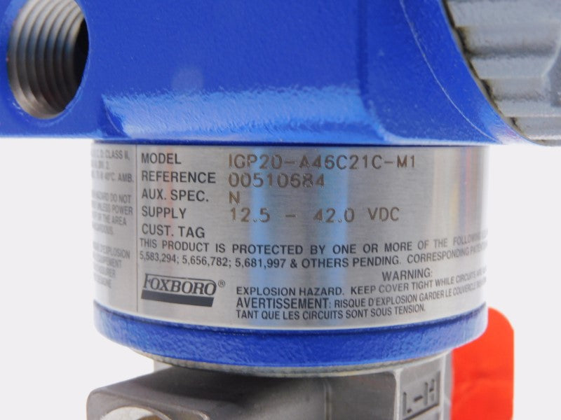 FOXBORO IGP20-A46C21C-M1 12.5-42.0VDC NSNP