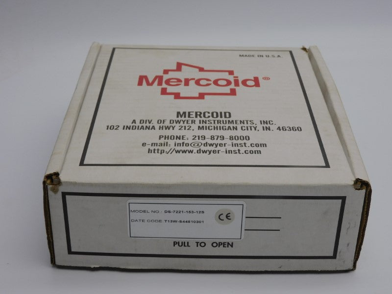 MERCOID DS-7221-153-12S 250VAC 15A NSMP