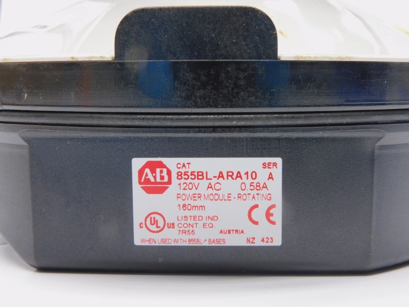 ALLEN BRADLEY 855BL-ARA10 SER. A 120VAC 0.58A (BR/WH) NSMP