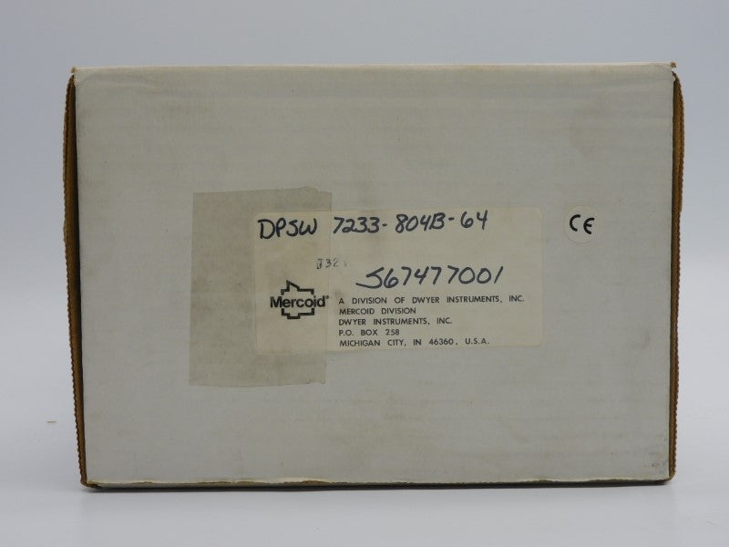 MERCOID DPSW-7233-804B-64 125/250VAC 5A NSMP