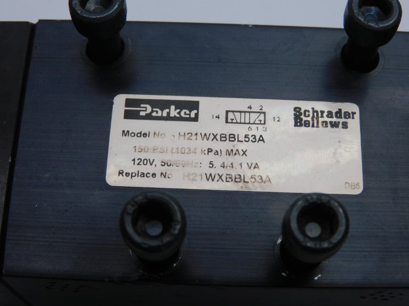 PARKER H21WXBBL53A 120V 150PSI UNMP