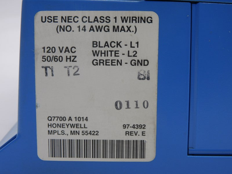 HONEYWELL Q7700A1014 REV. E 120VAC NSNP