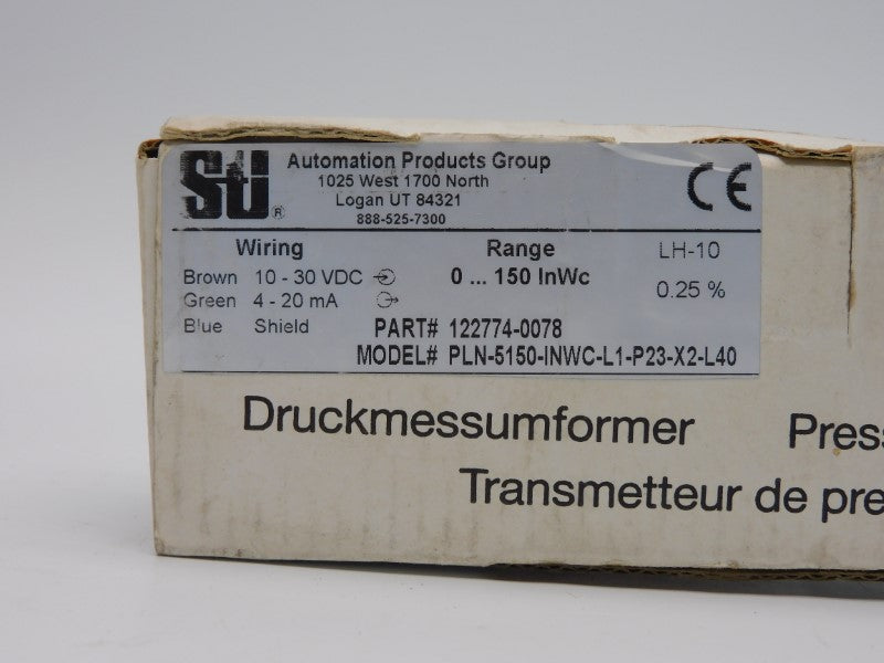 STI PLN-5150-INWC-L1-P23-X2-L40 133774-0078 10-30VDC NSMP