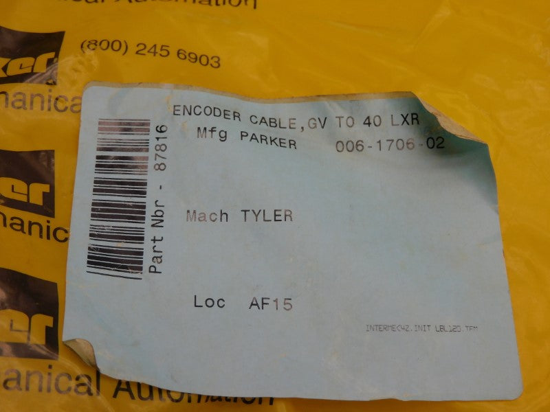 PARKER 006-1706-02 87816 NSMP