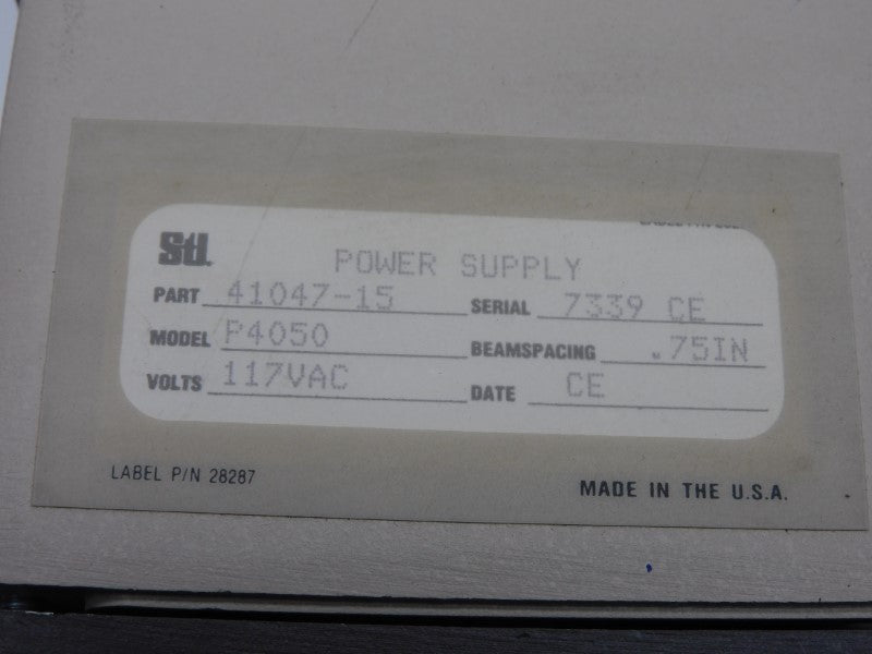 STI 41047-15 P4050 117VAC UNMP