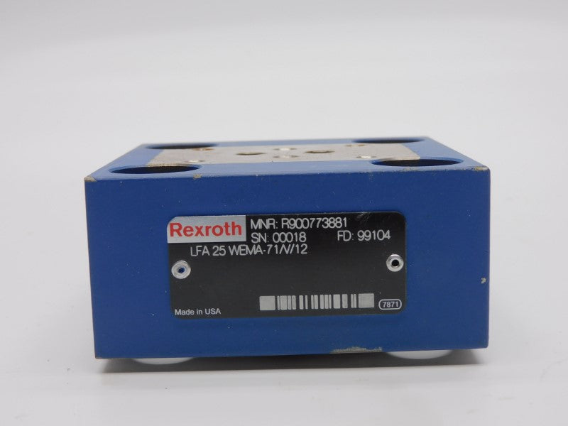 REXROTH LFA25WEMA-71/V/12 R9000773881 NSNP