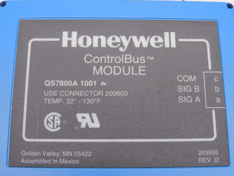 HONEYWELL QS7800A1001 SER. 4 REV. D UNMP