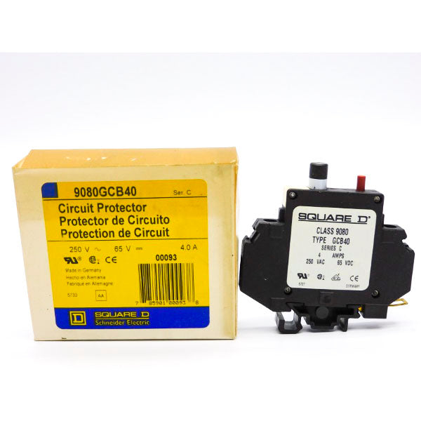 SQUARE D 9080GCB40 SER. C 250V 4.0A NSMP