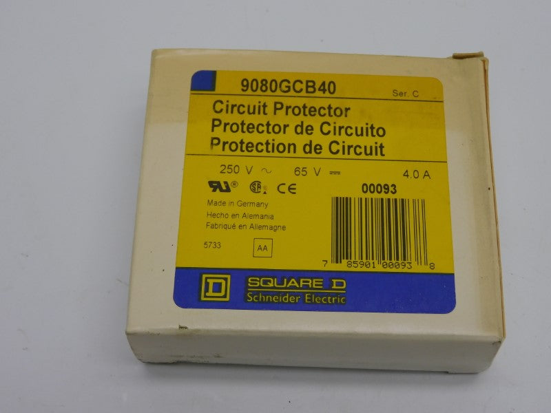 SQUARE D 9080GCB40 SER. C 250V 4.0A NSMP