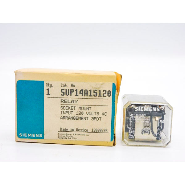 SIEMENS SUP14A15120 120VAC 10A NSMP