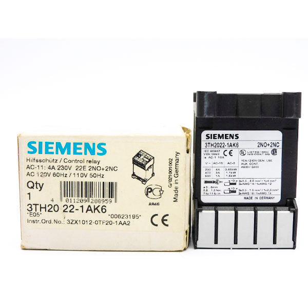 SIEMENS 3TH2022-1AK6 110/120V 4A NSMP